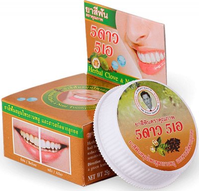 Купить 5 star cosmetic (5 стар косметик) зубная паста травяная с экстрактом нони, 25г в Бору