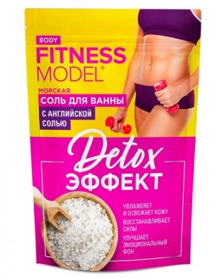 Купить фитокосметик fitness model соль для ванны морская detox-эффект, 500г в Бору