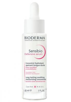 Купить bioderma sensibio defensive (биодерма сенсибио) сыворотка для чувствительной кожи лица, 30мл в Бору