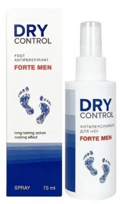 Купить dry сontrol forte men (драй контрол) антиперспирант-спрей для мужчин, 75мл в Бору