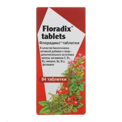 Купить флорадикс, таблетки 84 шт бад в Бору
