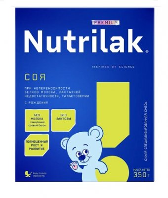 Купить нутрилак премиум (nutrilak premium) соя молочная смесь с рождения, 350г в Бору