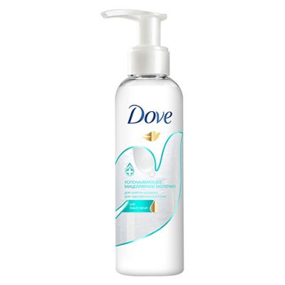 Купить dove (дав) молочко мицеллярное успокаивающее для снятия макияжа для чувствительной кожи, 120мл в Бору
