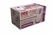 Купить иглы ime-fine для инъекций универсальные для инсулиновых шприц-ручек 31g (0,26мм х 8мм) 100 шт в Бору