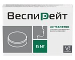 Купить веспирейт, таблетки с  пролонгированным высвобождением 15мг, 30шт в Бору