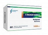 Купить глюкогамма, таблетки с пролонгированным высвобождением 1000 мг, 60 шт в Бору