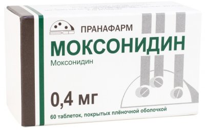 Купить моксонидин, таблетки, покрытые пленочной оболочкой 0,4мг, 60 шт в Бору