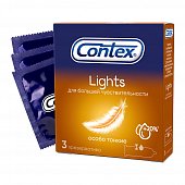 Купить contex (контекс) презервативы lights особо тонкие 3шт в Бору