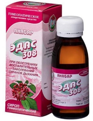 Купить эдас-308 анабар, сироп гомеопатический, 100мл в Бору