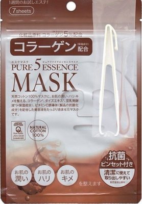 Купить japan gals (джапан галс) маска коллаген pure5 essential, 1 шт в Бору