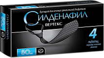 Купить силденафил, таблетки, покрытые пленочной оболочкой 50мг, 4 шт в Бору