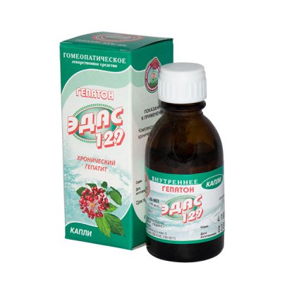Купить эдас-129 гепатон (печень), капли для приема внутрь гомеопатические, 25мл в Бору