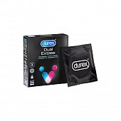 Купить durex (дюрекс) презервативы dual extase 3шт в Бору
