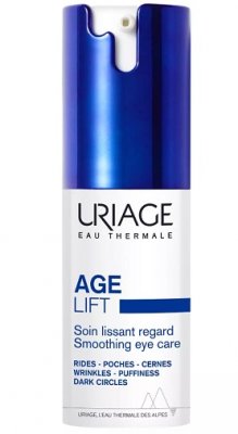 Купить uriage age lift (урьяж эйдж лифт) крем для контура вокруг глаз разглаживающий, флакон-помпа 15мл в Бору