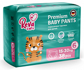 Купить reva care (рева кеа) подгузники-трусики для детей премиум, размер 6 (15-30кг), 38шт в Бору