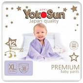 Купить yokosun premium (йокосан) подгузники-трусики размер xl (12-20кг) 38шт в Бору