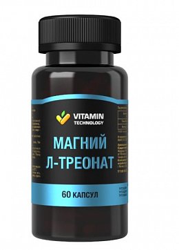 Магния L-треонат, капсулы массой 675 мг, 60 шт БАД Магния L-треонат, капсулы массой 675 мг, 60 шт БАД