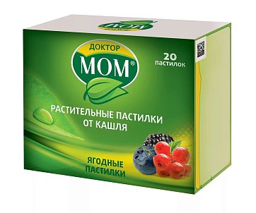 Доктор Мом, пастилки ягодные, 20 шт