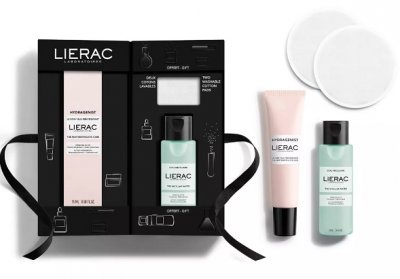 Купить lierac (лиерак) hydragenist набор крем для контура глаз увлажняющий, 15мл+мицеллярная вода, 50мл в Бору