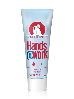Купить хэндс энд вёк (hands@work) софт крем для защиты чувствительной кожи рук, 75мл в Бору