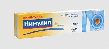 Нимулид, гель для наружного применения 1%, 60г