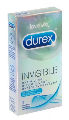Купить durex (дюрекс) презервативы invisible, 6 шт в Бору