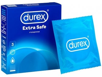 Купить durex (дюрекс) презервативы extra safe 3шт в Бору