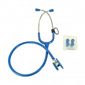 Купить стетоскоп amrus (амрус) 04-ам511 delux медицинский двухсторонний педиатрический, синий в Бору