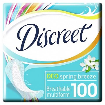Discreet (Дискрит) прокладки Део Весенний бриз 100шт