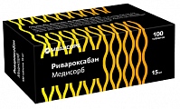 Купить ривароксабан медисорб, таблетки покрытые пленочной оболочкой 15 мг, 100 шт в Бору