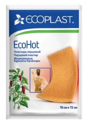 Купить ecoplast ecohot пластырь перцовый 10см х 15см в Бору