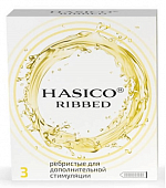 Купить hasico (хасико) презервативы ребристые 3шт в Бору