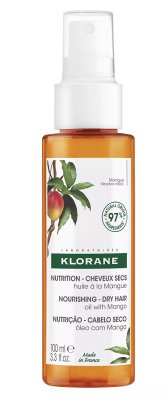 Купить klorane (клоран) масло для сухихи волос манго спрей, 100мл в Бору