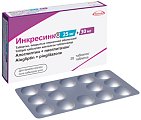 Купить инкресинк, таблетки, покрытые пленочной оболочкой 25мг+30мг, 28 шт в Бору