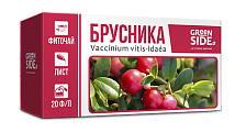 Купить фиточай брусники листья грин сайд, фильтр-пакеты 1,5г, 20 шт бад в Бору