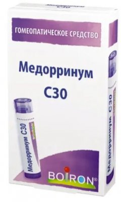 Купить медорринум с30 гомеопатические монокомпонентный препарат животного происхождения гранулы гомеопатические 4 гр  в Бору