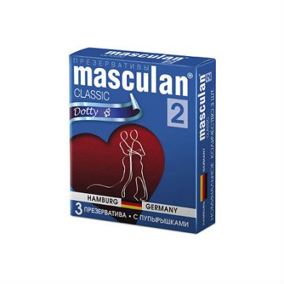 Купить masculan-2 (маскулан) презервативы классик с пупырышками 3шт в Бору