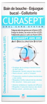 Купить курасепт (curasept) ополаскиватель хлоргексидин 0,05% 200мл ads 205 в Бору