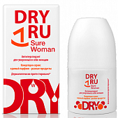 Купить драй ру (dry ru) sure woman антиперспирант для уверенных в себе женщин, 50мл в Бору