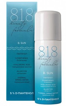 818 beauty formula спрей-пена для лица и тела Пантенол, 130мл