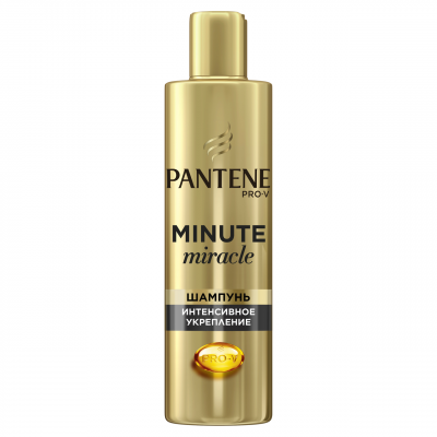 Купить pantene pro-v (пантин) шампунь minute miracle мицелярный интенсивное укрепление волос, 270 мл в Бору