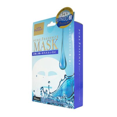 Купить japan gals (джапан галс) премиум маска для лица 3 вида гиалуроновая кислоты, 30 шт в Бору