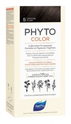Купить фитосолба фитоколор (phytosolba phyto color) краска для волос оттенок 5 светлый шатен 50/50/12мл в Бору