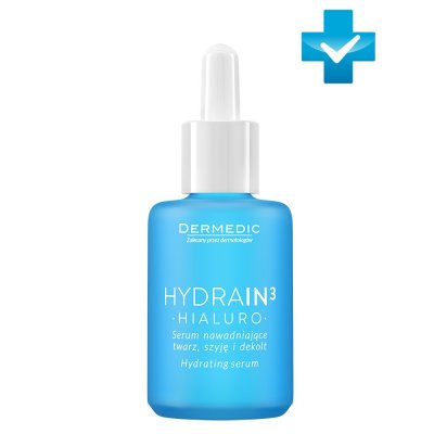 Купить dermedic hydrain3 (дермедик) увлажняющая сыворотка для лица, шеи и декольте 30 г в Бору