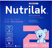 Купить нутрилак премиум 2 (nutrilak premium 2) молочная смесь адаптированная с 6 месяцев, 1050г в Бору