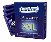 Купить contex (контекс) презервативы extra large увеличенного размера 3шт в Бору