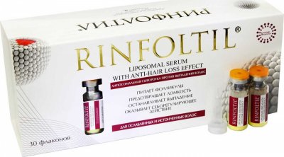 Купить rinfoltil (ринфолтил) липосомальная сыворотка против выпадения для ослабленных и истонченных волос, 30 шт в Бору