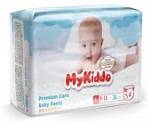 Купить mykiddo premium (майкиддо) подгузники-трусики для детей 9-14кг, 36 шт размер l в Бору