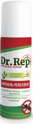 Купить dr.rep (доктор реп) аэрозоль от комаров и мошек, 150мл в Бору