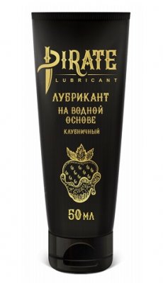 Купить pirate (пират) лубрикант на водной основе клубничный, 50мл в Бору